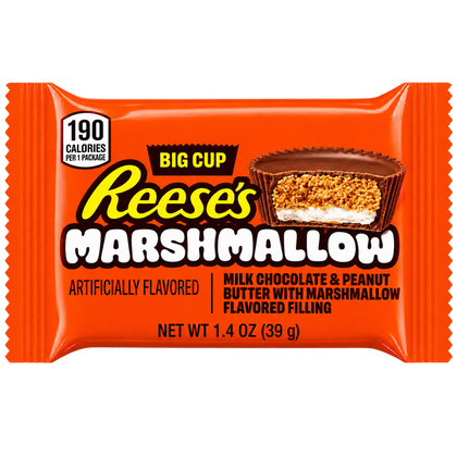REESE'S MARSHMALLOW BIG CUP PEANUT BUTTER CUP 39 G