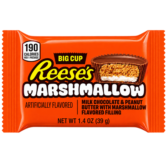 REESE'S MARSHMALLOW BIG CUP PEANUT BUTTER CUP 39 G