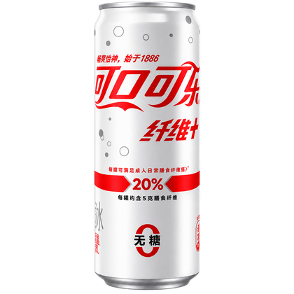COCA-COLA FIBER+ ZERO SUGAR CHINA 330ML