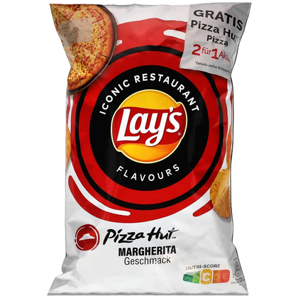 LAY'S PIZZA HUT MARGHERITA GESCHMACK 150 Gw