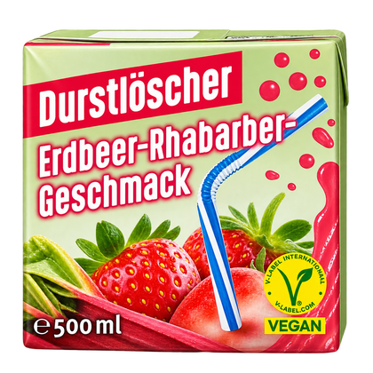 Durstlöscher Erdbeer-Rhabarber 500 ml