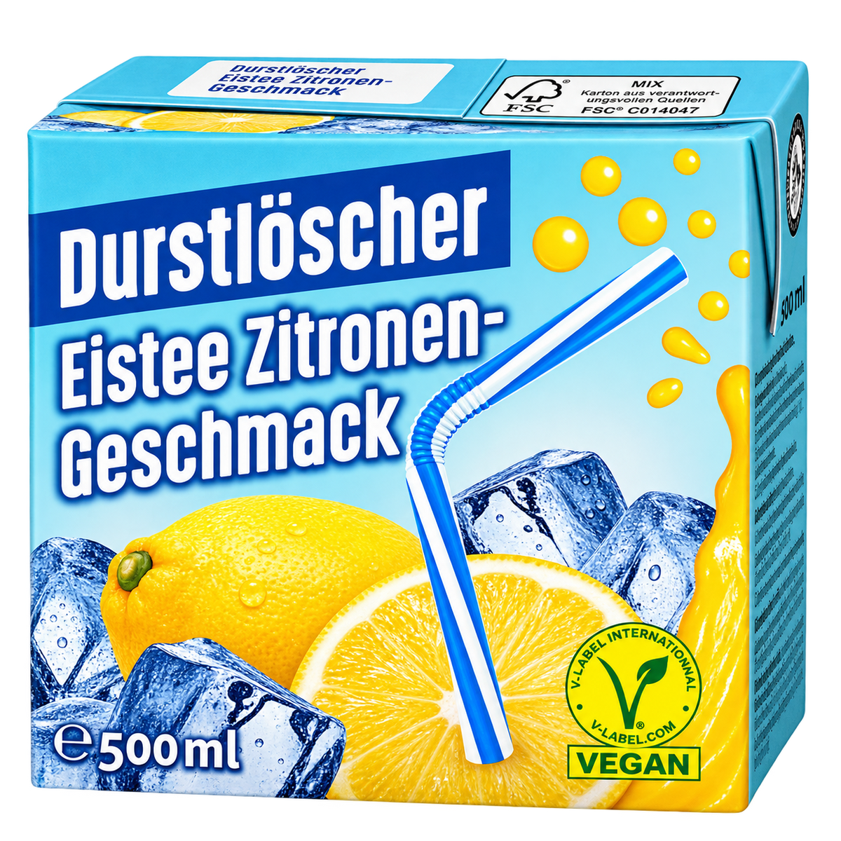 DURSTLÖSCHER EISTEE ZITRONE - 500ML