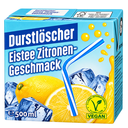 DURSTLÖSCHER EISTEE ZITRONE - 500ML