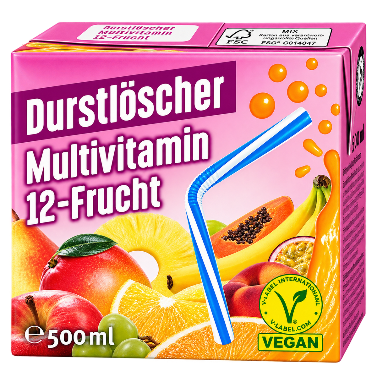 DURSTLÖSCHER MULTIVITAMIN - 500ML