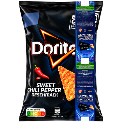 DORITOS TORTILLA-CHIPS SWEET CHILI PEPPER - 110G
