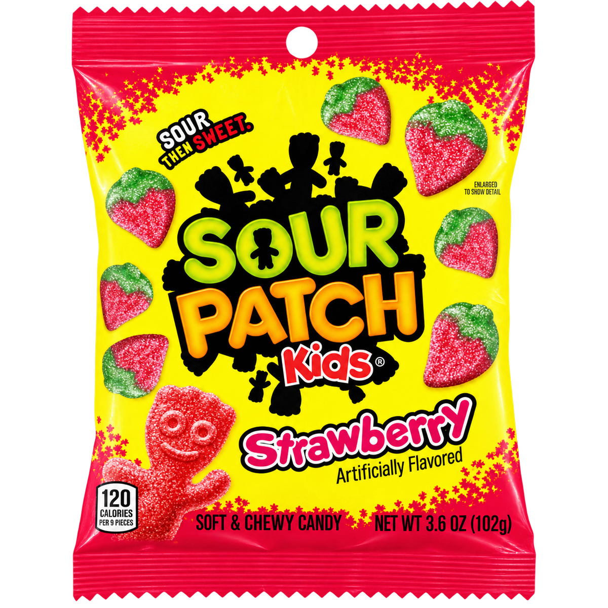 SOUR PATCH KIDS STRAWBERRY BEUTEL - 160G