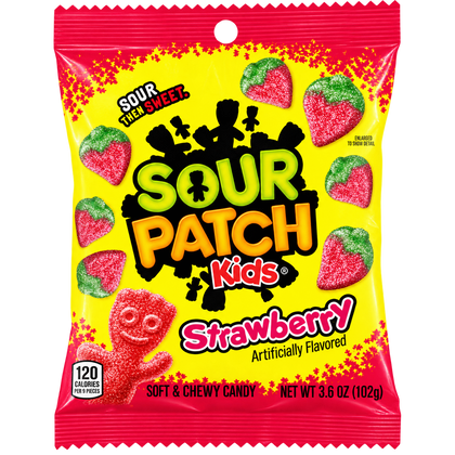 SOUR PATCH KIDS STRAWBERRY BEUTEL - 160G