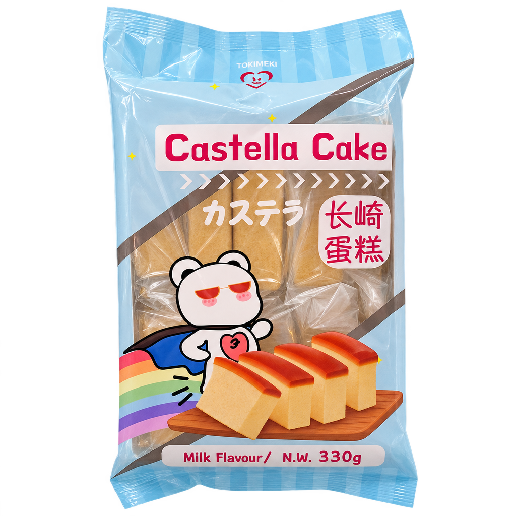 TOKIMEKI CASTELLA CAKE MILK FLAVOUR 330 G