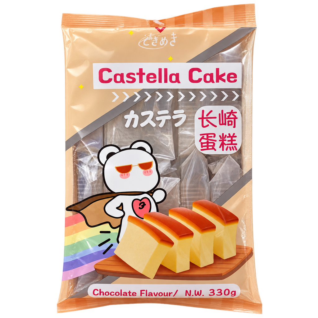 TOKIMEKI CASTELLA CAKE CHOCOLATE FLAVOUR 330 G