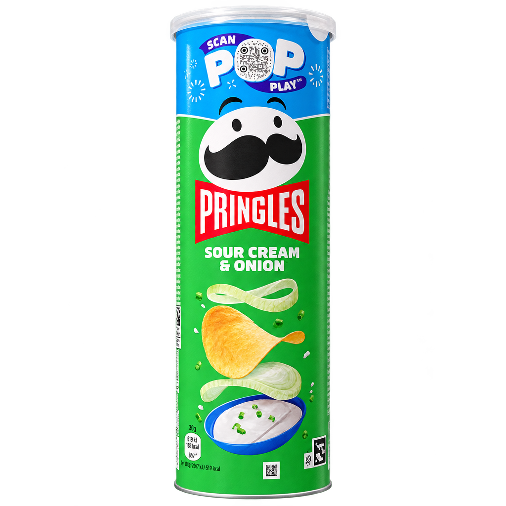 PRINGLES SOUR CREAM & ONION 165 G