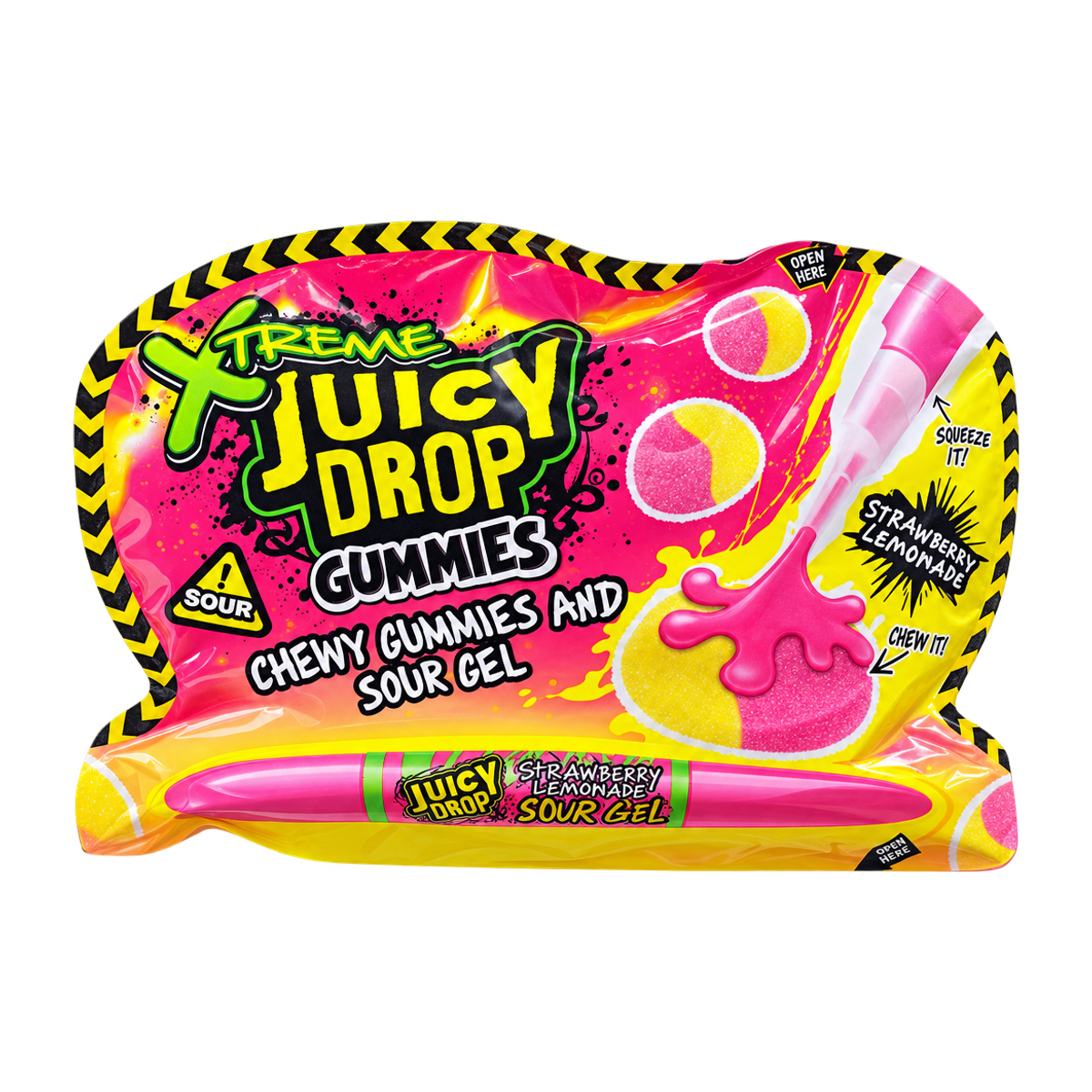 JUICY DROP GUMMIES XTREME STRAWBERRY LEMONADE 57 G