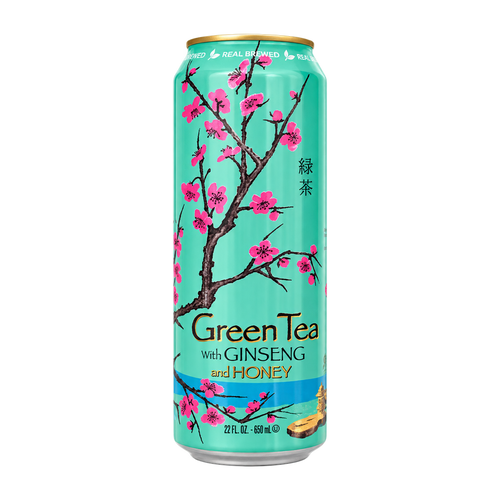 ARIZONA GREEN TEA WITH GINSENG & HONEY 650 ML