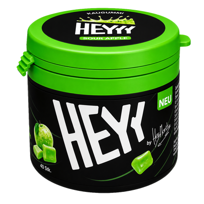 HEYYY KAUGUMMI SOUR APPLE 68G