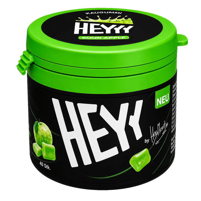 HEYYY KAUGUMMI SOUR APPLE 68G